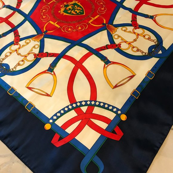 Equestrian Influence - Brightly Coloured Scarf - Picture 6 of 7